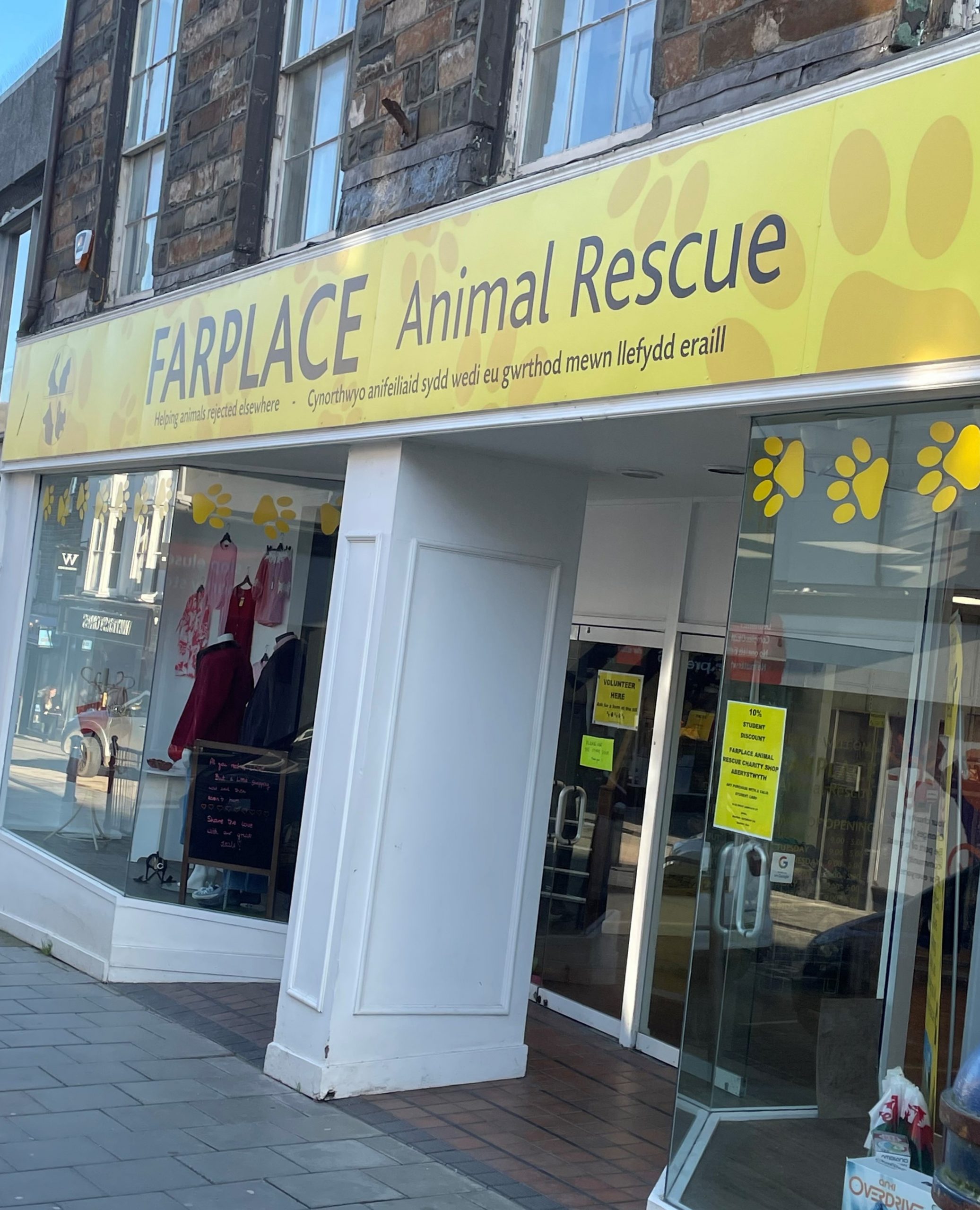 Aberystwyth and Charity Shops Mouth of the Ystwyth